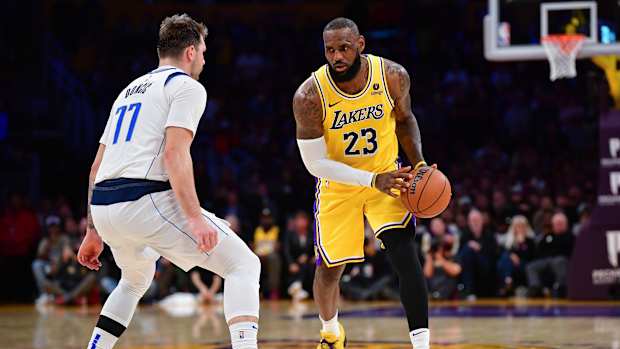 LeBron James, Los Angeles Lakers, Dallas Mavericks, Luka Doncic
